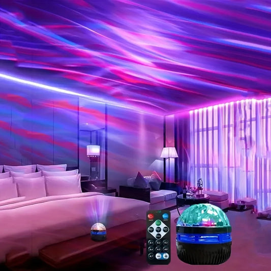 LED Starry Night, Aurora Lights Sky Projector Aurora USB Remote Control RGB