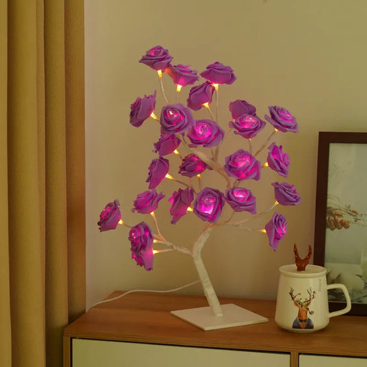 LED Rose Tree Lamp Decoration